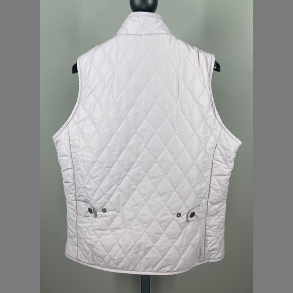 NEW Eddie Bauer Vest Coat Womens Medium purple gray quilted jacket outdoor - Picture 7 of 9